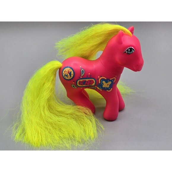 My Little Pony G1 1987 Sweet Notes Rockin Beats MLP Hasbro NEON Rare - Picture 2 of 8